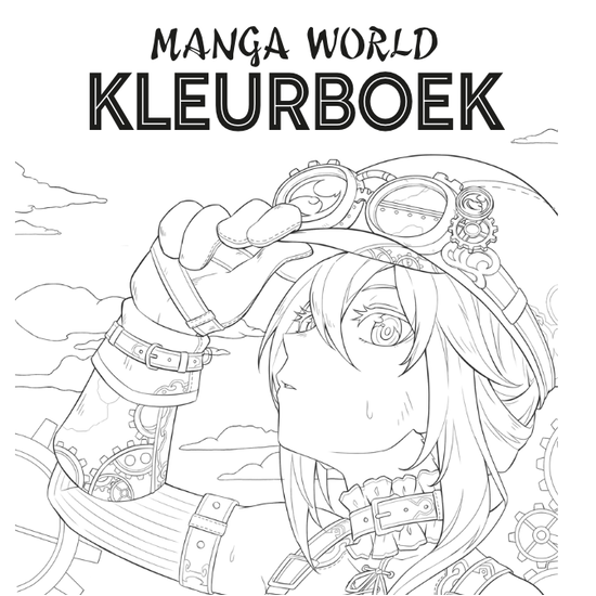 Deltas Manga World Kleurboek