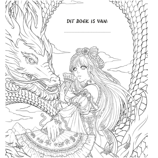 Deltas Manga World Kleurboek