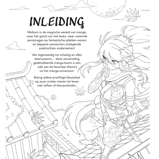 Deltas Manga World Kleurboek