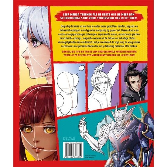 Deltas Manga Leren tekenen Van basistechnieken tot volledig uitgewerkte personages en figuren