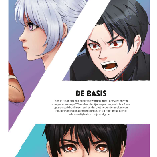 Deltas Manga Leren tekenen Van basistechnieken tot volledig uitgewerkte personages en figuren