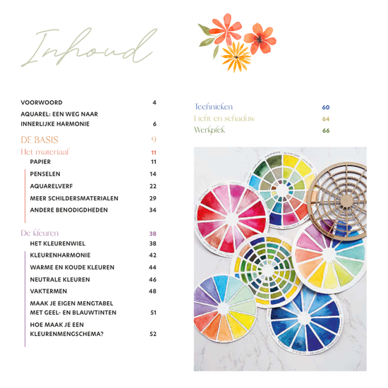 Deltas Kleurrijk schilderen met aquarel - Traudel Donderer