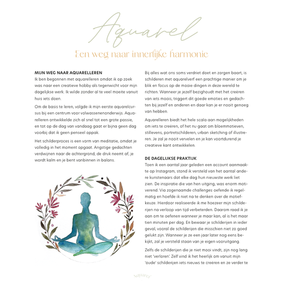 Deltas Kleurrijk schilderen met aquarel - Traudel Donderer