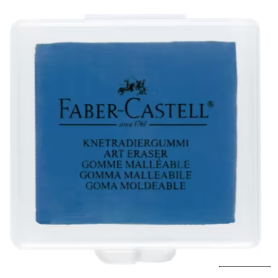 Faber Castell Faber Castell Kneedgum 1 st. verpakt in plastic doosje Roze, Blauw en Turquoise