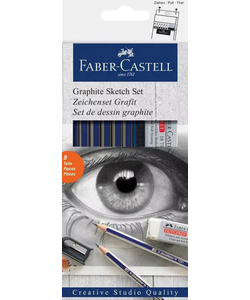Grafietset Faber-Castell Goldfaber 8-delig