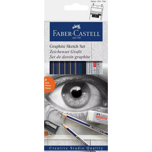 Grafietset Faber-Castell Goldfaber 8-delig