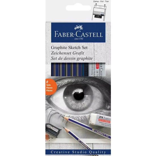 Faber Castell Grafietset Faber-Castell Goldfaber 8-delig