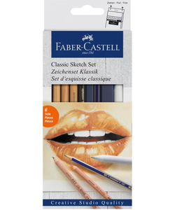 Potloodset Faber-Castell classic 6-delig