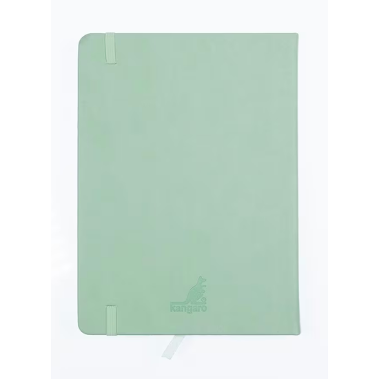 Kangaro Kangaro Schetsboek A5 80 blad 140gr roomwit met elastiek en lint, mint