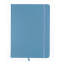 Kangaro Kangaro Schetsboek A5 80 blad 140gr roomwit met elastiek en lint, sky blue