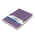 Kangaro Kangaro Schetsboek A5 80 blad 140gr roomwit met elastiek en lint, heather purple
