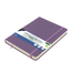 Kangaro Kangaro Schetsboek A5 80 blad 140gr roomwit met elastiek en lint, heather purple
