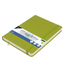 Kangaro Kangaro Schetsboek A5 80 blad 140gr roomwit met elastiek en lint, lime green