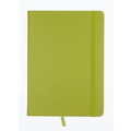 Kangaro Kangaro Schetsboek A5 80 blad 140gr roomwit met elastiek en lint, lime green