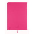 Kangaro Kangaro Schetsboek A5 80 blad 140gr roomwit met elastiek en lint, hot pink