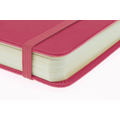 Kangaro Kangaro Schetsboek A5 80 blad 140gr roomwit met elastiek en lint, ruby