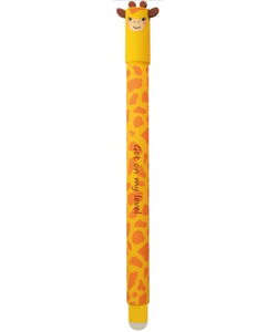 Gelpen Animal Erase-It Giraf schrijfkleur: blauw