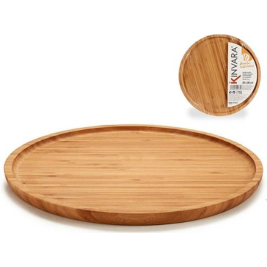 Kinvara Kinvara Bamboe Rond Dienblad Groot d: 30 cm