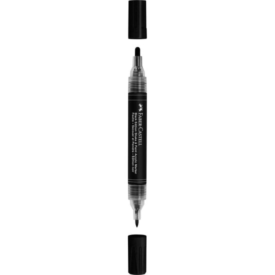 Faber Castell Faber-Castell Acrylmarker Black Edition Shake & Paint zwart