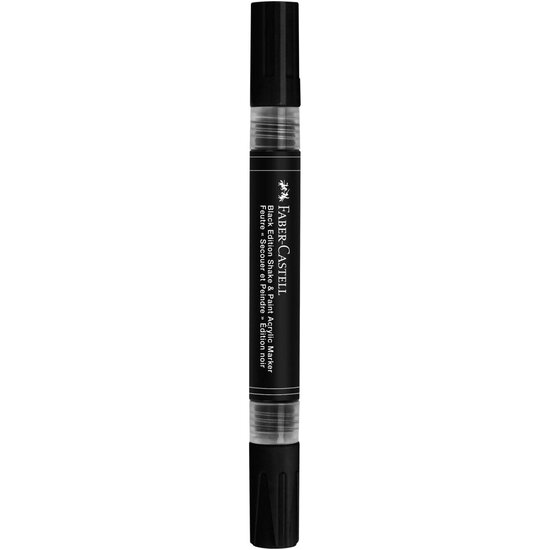 Faber Castell Faber-Castell Acrylmarker Black Edition Shake & Paint zwart