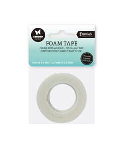 Studio Light Essentiële Tools Dubbelzijdige Foam Tape 0,5 mm dik - 6 mm breed
