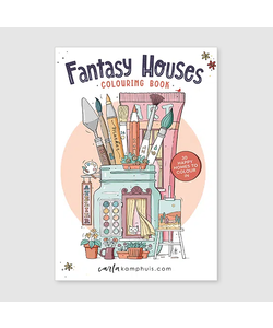Fantasy Houses kleurboek Carla Kamphuis