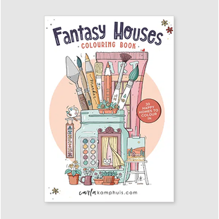 Fantasy Houses kleurboek Carla Kamphuis