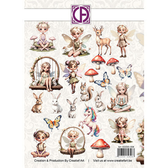 Creatief Art Creatief Art Forest Fairies Die-Cuts Creative CutOuts 23pcs