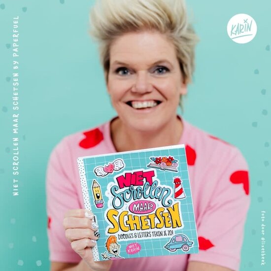 Paperfuel Illustration Paperfuel Boek Niet scrollen maar schetsen Doodles & letters teken je zo!