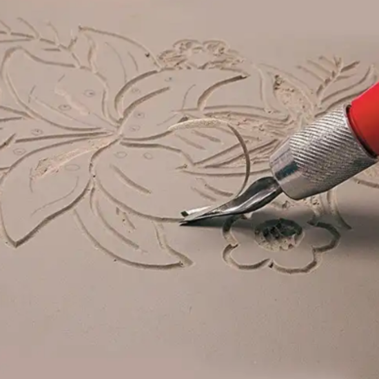 Essdee Essdee Lino plaat hard, glad 3,2mm 203x305mm. 1st.