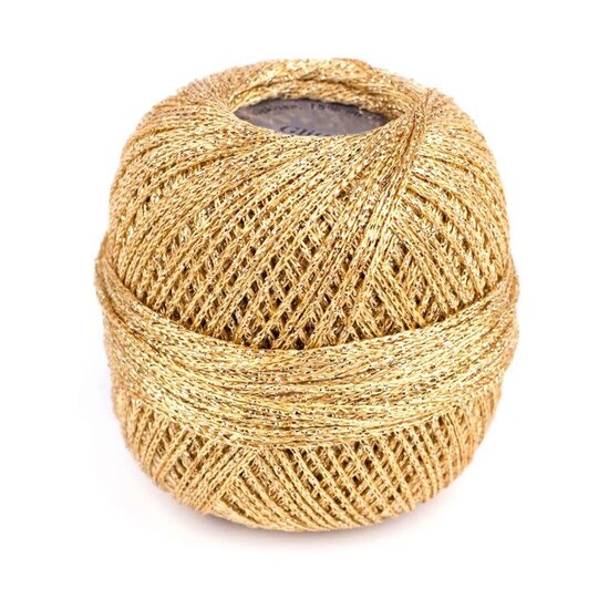 Gründl Glitter Uni 872 Garen 25g 110m Goud
