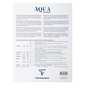 Clairefontaine Aqua Essentials, gelijmd blok met 12 verschillende aquarelpapieren 18x24 cm, 12 vellen 200g-300g