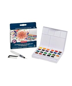 Derwent Watercolour Paint Pan Set 24st