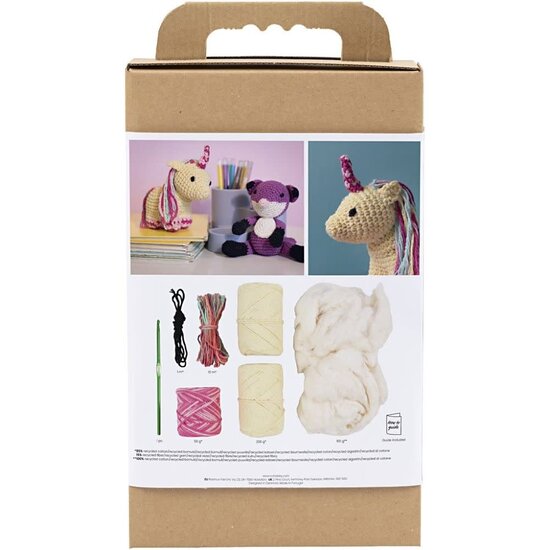 Creativ Company X Hoooked Haakset Amigurumi Eenhoorn, regenboogkleuren