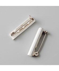 Darice zelfklevende  Brochespeld  25mm 4st zilver