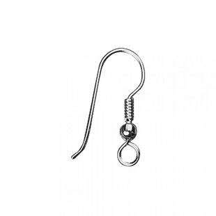 Darice Oorbelhaakjes 25mm 4st Zilver