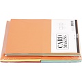 Creotime Kaarten & Enveloppen Afmeting kaart 10,5x15cm 50st. diverse kleuren