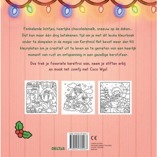 Deltas Cozy Christmas Cute & Comfy Kleurboek Coco Wyo (Limited edition)