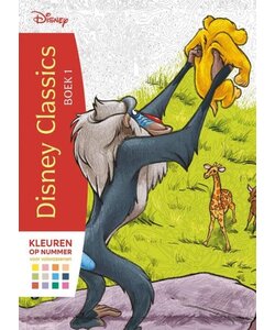 Disney Classics boek 1, Kleuren op nummer voor volwassenen