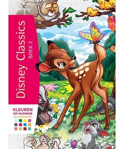 Disney Classics boek 2, Kleuren op nummer voor volwassenen