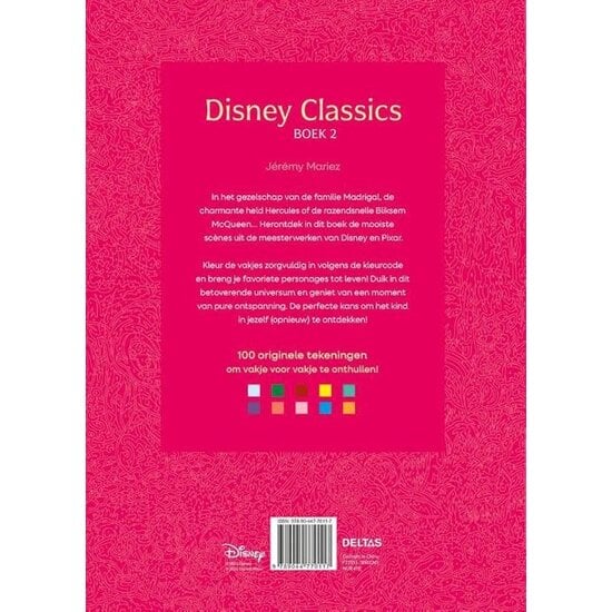 Disney Disney Classics boek 2, Kleuren op nummer voor volwassenen