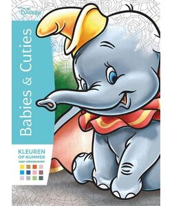 Disney Babies & Cuties, Kleuren op nummer voor volwassenen