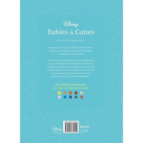 Disney Disney Babies & Cuties, Kleuren op nummer voor volwassenen