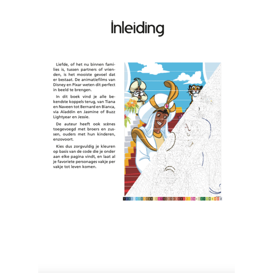 Disney Disney Love stories, Kleuren op nummer voor volwassenen