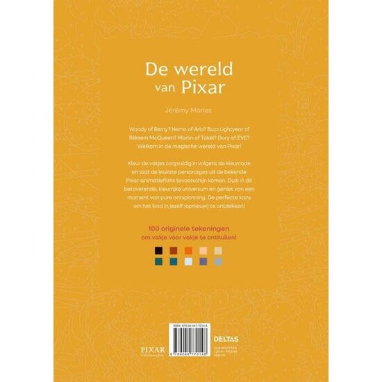 Disney Disney Pixar, Kleuren op nummer voor volwassenen