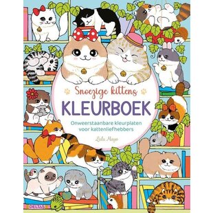 Kleurboek voor volwassenen, Snoezige kittens