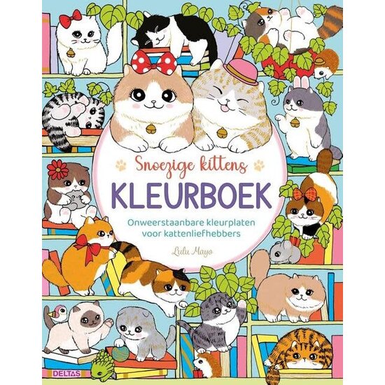 Deltas Kleurboek voor volwassenen, Snoezige kittens