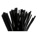 Creotime Chenilledraad Zwart 6mmx30cm 50st
