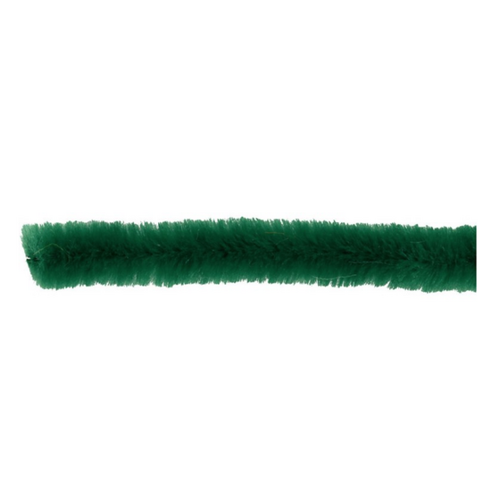 Creotime Chenilledraad Donkergroen 6mmx30cm 50st