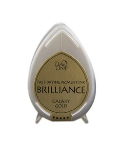 Tsukineko Brilliance Dew Drop Stempelkussen Klein Galaxy Gold